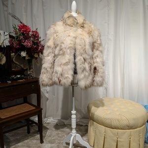Blue Fox Fur Coat